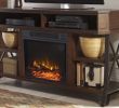 Console Table with Fireplace Elegant Bristol Industrial Fireplace