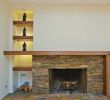 Contemporary Fireplace Surrounds Awesome Wood Mantle Bench & Wood Door Modern Shelf Lighting