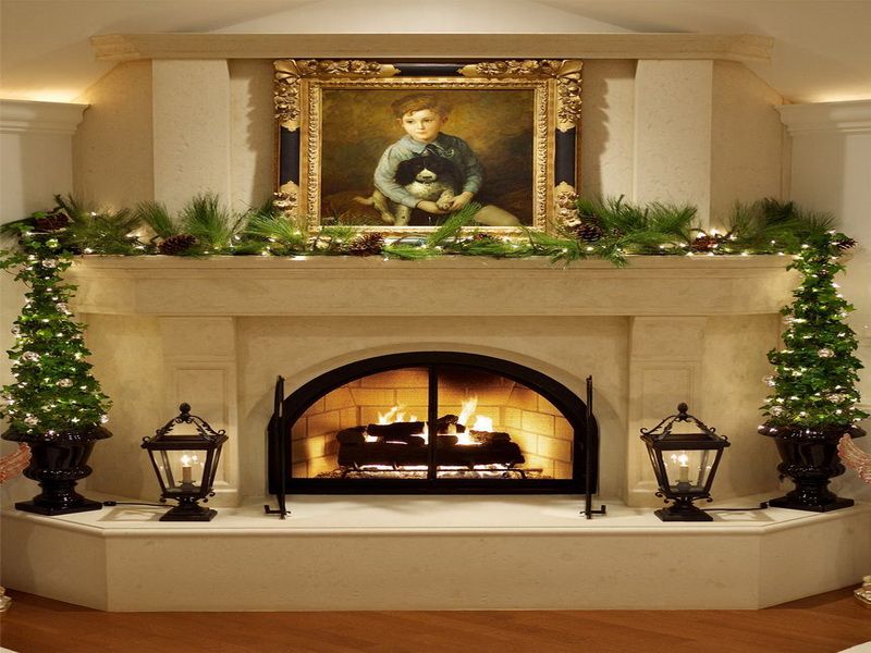 Contemporary Fireplace Surrounds Elegant Ideas Stone Fireplace with Beautiful Mantel Decorating