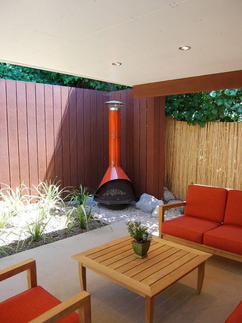 Contemporary Outdoor Fireplace Fresh 21 Stunning Midcentury Patio Designs for Outdoor Spaces