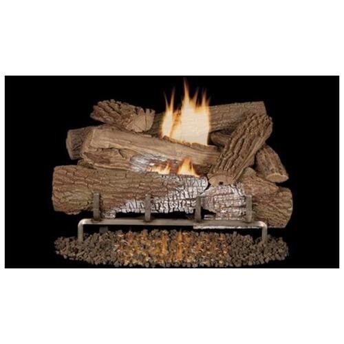 Convert Wood to Gas Fireplace Beautiful Shopchimney Mnf24 Od 24" Ng Stainless Millivolt Burner W 24" Mossy Oak Logs