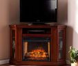 Corner Electric Fireplace Entertainment Center Elegant southern Enterprises Claremont Corner Fireplace Tv Stand In Mahogany