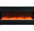 Corner Electric Fireplace Heater Awesome Amantii 40 Inch Panorama Slim Built In Electric Fireplace with Black Surround