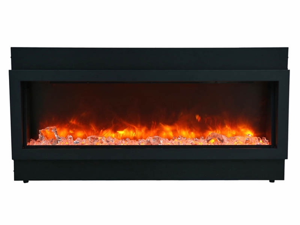 Corner Electric Fireplace Heater Awesome Amantii 40 Inch Panorama Slim Built In Electric Fireplace with Black Surround