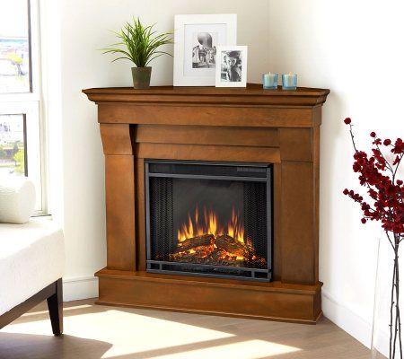 Corner Electric Fireplace Heater Best Of Real Flame Chateau Corner Electric Fireplace — Qvc