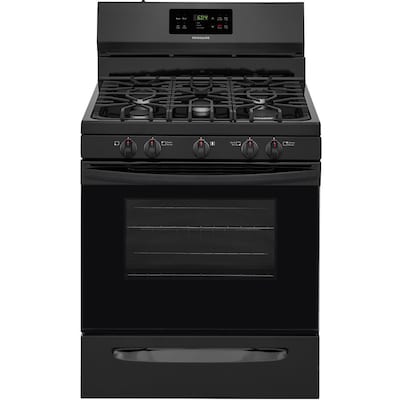 Corner Electric Fireplace Lowes Awesome 5 Burner 5 Cu Ft Self Cleaning Freestanding Gas Range Black Mon 30 In Actual 29 875 In