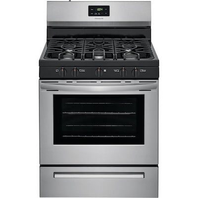 Corner Electric Fireplace Lowes Fresh Frigidaire 5 Burners 5 Cu Ft Manual Cleaning Freestanding