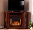 Corner Electric Fireplace Media Centers Fresh southern Enterprises Claremont Corner Fireplace Tv Stand In Mahogany
