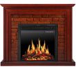 Corner Electric Fireplace Tv Stand Beautiful Jamfly Electric Fireplace Mantel Package Traditional Brick Wall Design Heater with Remote Control and Led touch Screen Home Accent Furnishings