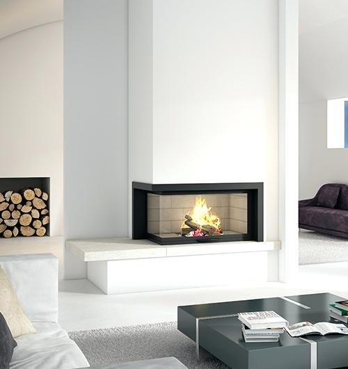 two sided gas fireplace ideas double fireplaces designer french suspended wood heaters sculpt