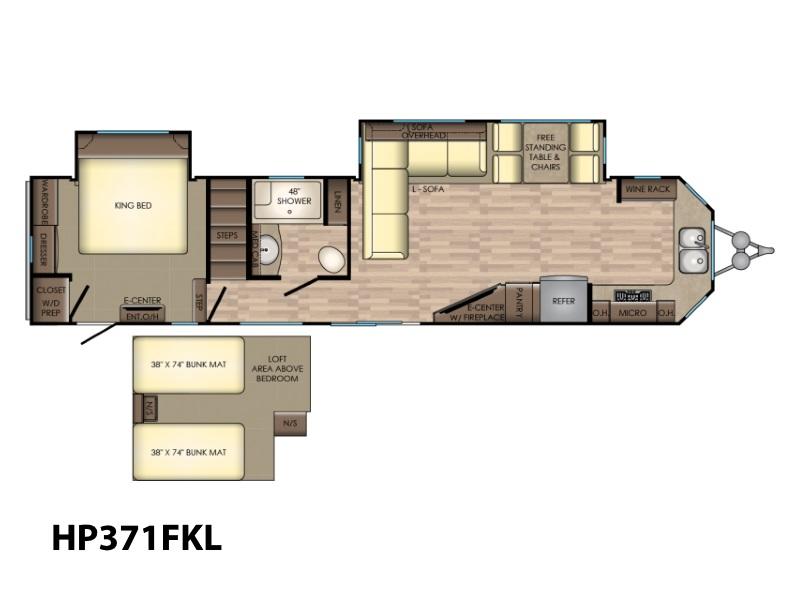 Corner Fireplace Dimensions Inspirational 2018 Crossroads Rv Hampton Hp371fkl