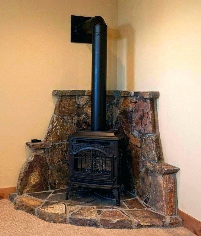 Corner Fireplace Ideas In Stone Awesome Corner Wood Burning Fireplace Ideas Stove Design L Inset
