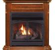 Corner Gas Fireplace Direct Vent Fresh 44 Inch Full Size Ventless Dual Fuel Fireplace In Apple Spice Finish with Remote Control