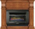 Corner Ventless Propane Fireplace New 44 In Ventless Dual Fuel Gas Wall Fireplace In toasted Almond with thermostat Model Df300l M Ta