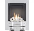 Cost Of Gas Fireplace New the Diamond Contemporary Gas Fire In Brushed Steel Pebble Bed by Crystal