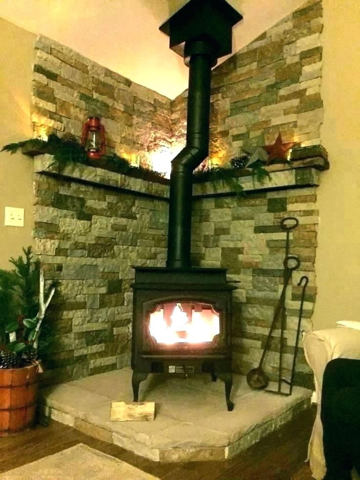 convert fireplace to wood stove cost gas