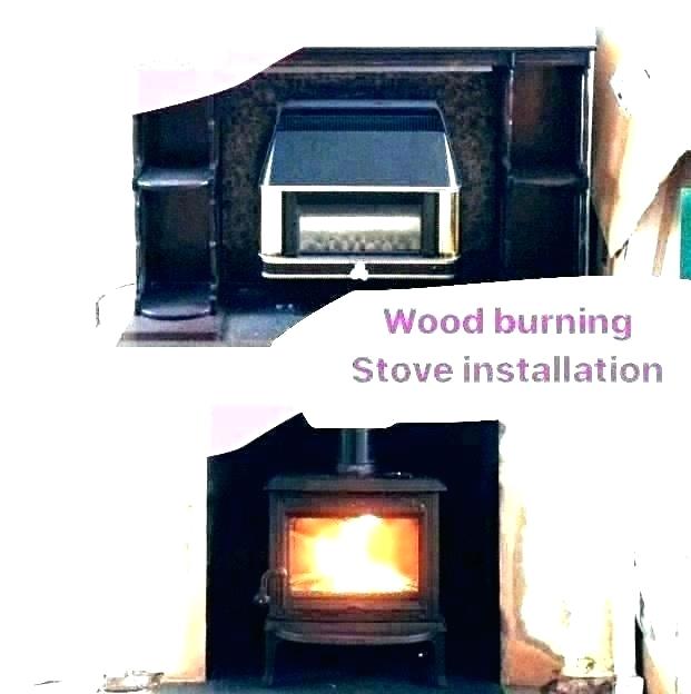 cost of wood burning fireplace average price stove installation installing a insert gas prices in st