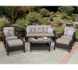 Costco Outdoor Fireplace New Cordova 6 Piece Deep Seating Set All Weather Wicker is