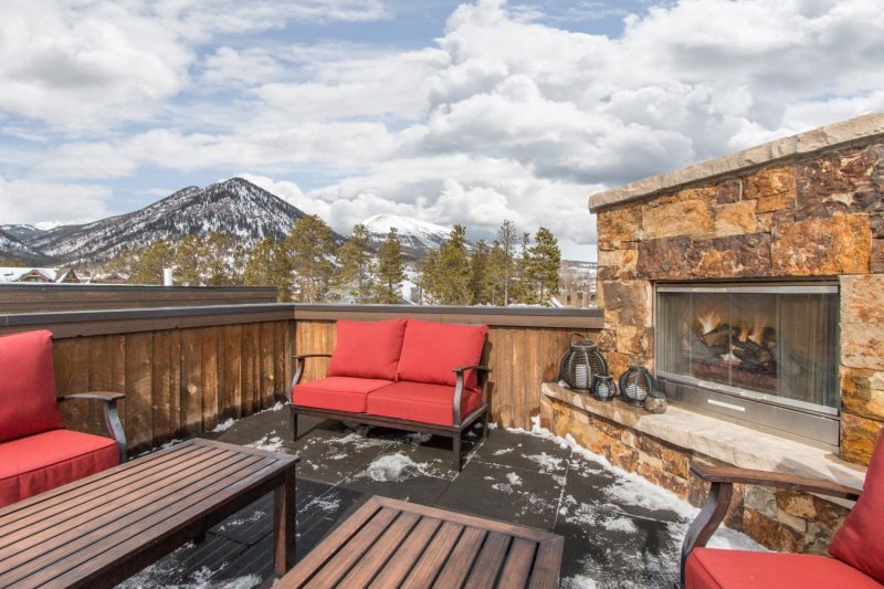 Covered Deck with Fireplace Awesome Frisco townhouse with Private Roof top Sanctuary Including