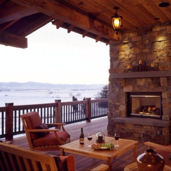 Covered Deck with Fireplace Best Of Pin On Retirement