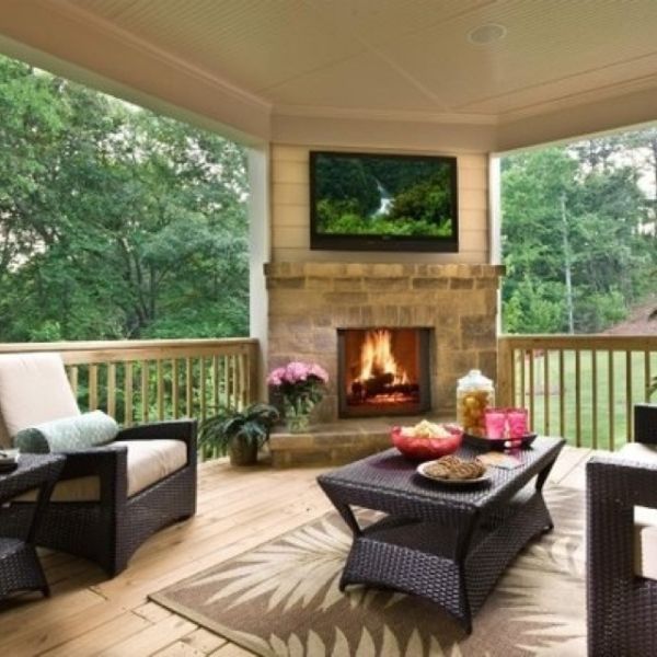 Covered Deck with Fireplace Fresh Amazing Decor