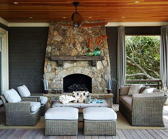 Covered Deck with Fireplace Inspirational Outdoor Fireplace Ideas