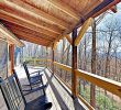 Covered Deck with Fireplace Inspirational Secluded Log Cabin W Waterfall Stone Fireplace & Mountain