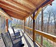 Covered Deck with Fireplace Inspirational Secluded Log Cabin W Waterfall Stone Fireplace & Mountain