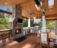 Covered Deck with Fireplace Lovely Covered Deck Outside