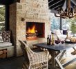 Covered Porch with Fireplace Awesome the Covered Porch Of This Idaho Home is Paved In Gray