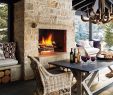 Covered Porch with Fireplace Awesome the Covered Porch Of This Idaho Home is Paved In Gray