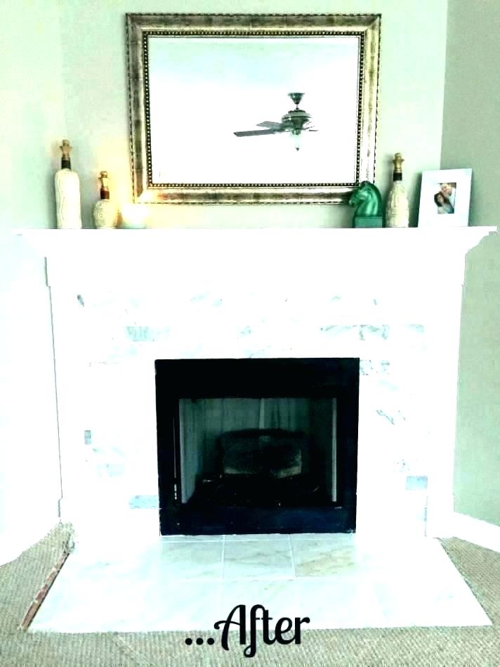 Covering Brick Fireplace with Tile Fresh How to Cover A Fireplace – Prontut