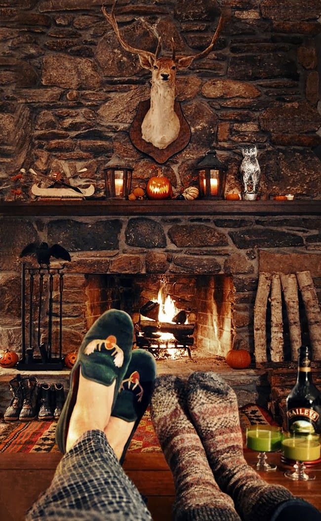 Cozy Fireplace Elegant Autumnmobile â¸ââââ½âºâ