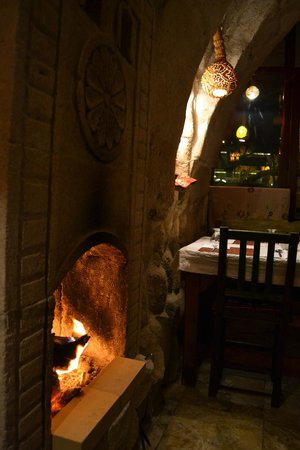 Cozy Fireplace Picture of Pumpkin Goreme Restaurant and pumpkin goreme restaurant