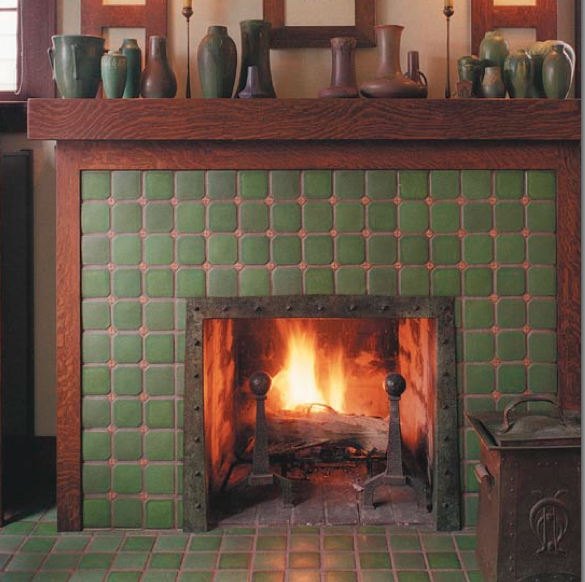 Craftsman Fireplace Best Of Craftsman Fireplace Tile I Like the Wood Trim Around the