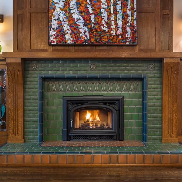 Craftsman Fireplace Inspirational sources for Arts & Crafts Tile