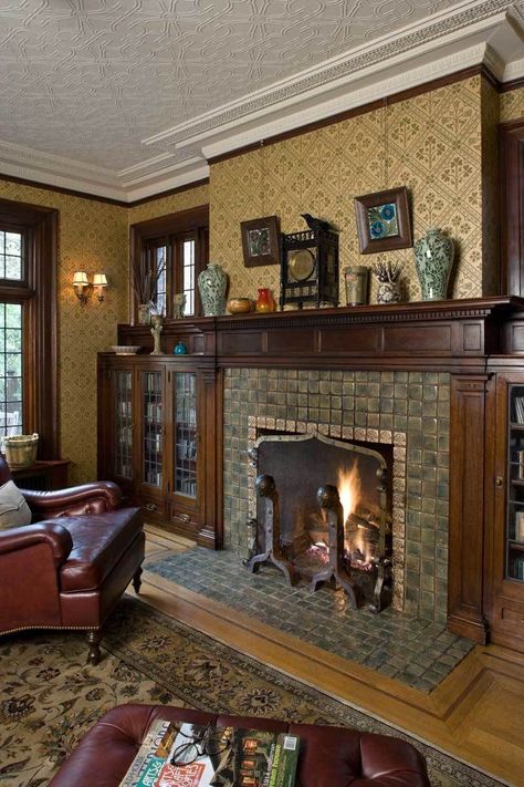 Craftsman Fireplace New the Arts & Crafts Interior Home Ideas