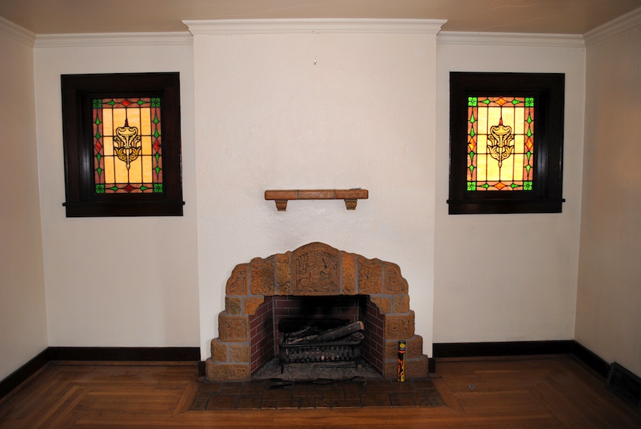 Craftsman Style Fireplace Surround Elegant Craftsman Style Mantel & Bookcases