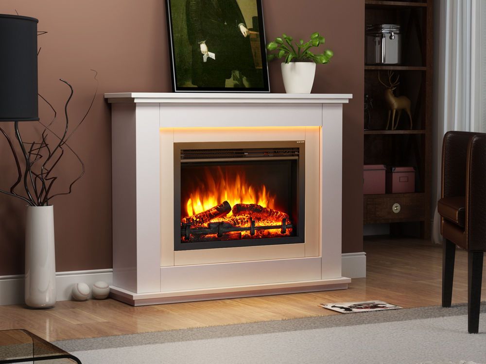 Cream Electric Fireplace Inspirational Details About Endeavour Fires Castleton Electric Fireplace
