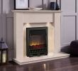 Cream Electric Fireplace Lovely Cream Marble Stone Surround Electric Fireplace Suite Black