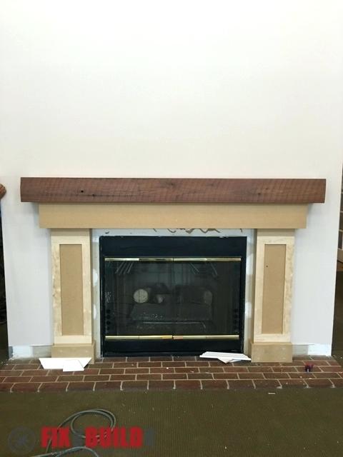 building a fireplace mantel fireplace and mantel in progress diy rustic fireplace mantel shelf