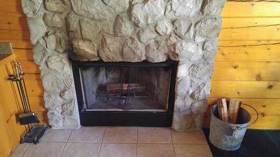 Custom Fireplace Screens New Real Wood Burning Fire Place Picture Of Pine Lodge Resort