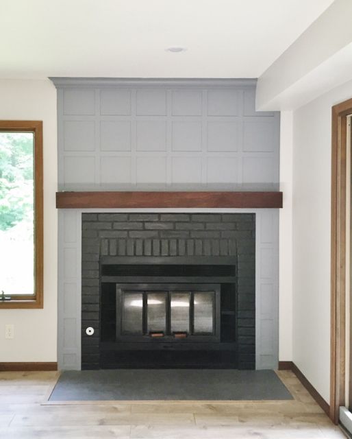 Custom Fireplace Surround New Custom Built Fireplace Surround with Painted Black Tile