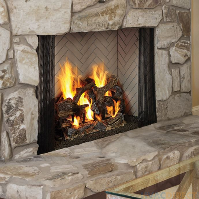 Custom Glass Fireplace Door Beautiful Majestic Wood Fireplace ashland 42 Inch