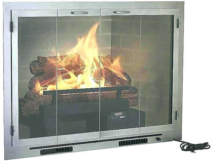 Custom Glass Fireplace Doors Beautiful Wood Burning Fireplace Doors with Blower – Popcornapp