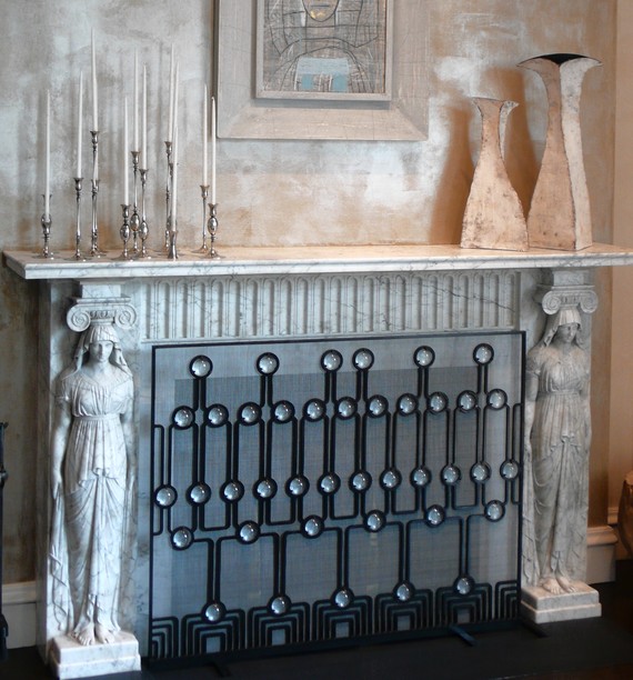 Custom Made Fireplace Screens Awesome the Best Decorative Fire Screens Wsj