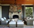 Deck with Fireplace New Outdoor Fireplace Ideas