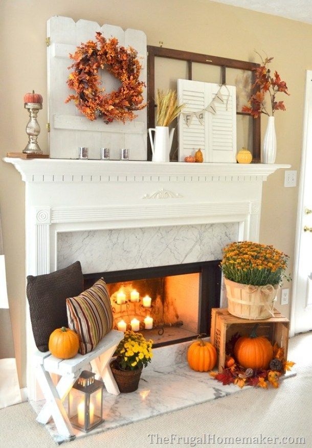 Decorating Fireplace Mantel Unique Diy Fall Mantel Decor Ideas to Inspire