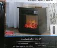 Decorative Electric Fireplace Elegant Black Mainstays Electric Fireplace with 4 Element Quartz Heater Box