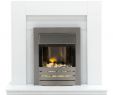 Decorative Electric Fireplace Inspirational Adam Malmo Fireplace Suite In Pure White with Helios Electric Fire In Brushed Steel 39 Inch